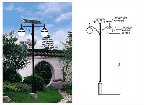 太阳能庭院灯的工作原理(图1)