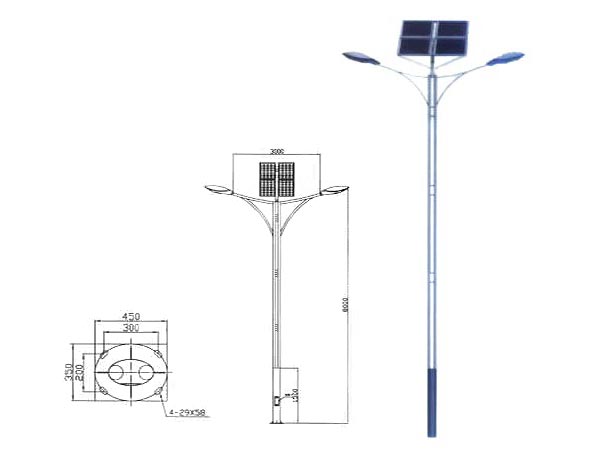 太阳能路灯高度以及功率之间的关系(图1)